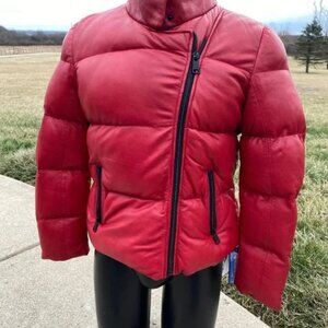 NEW NWT Bob & Christensen Down Thermocore Jacket Red Super Warm BLF22301